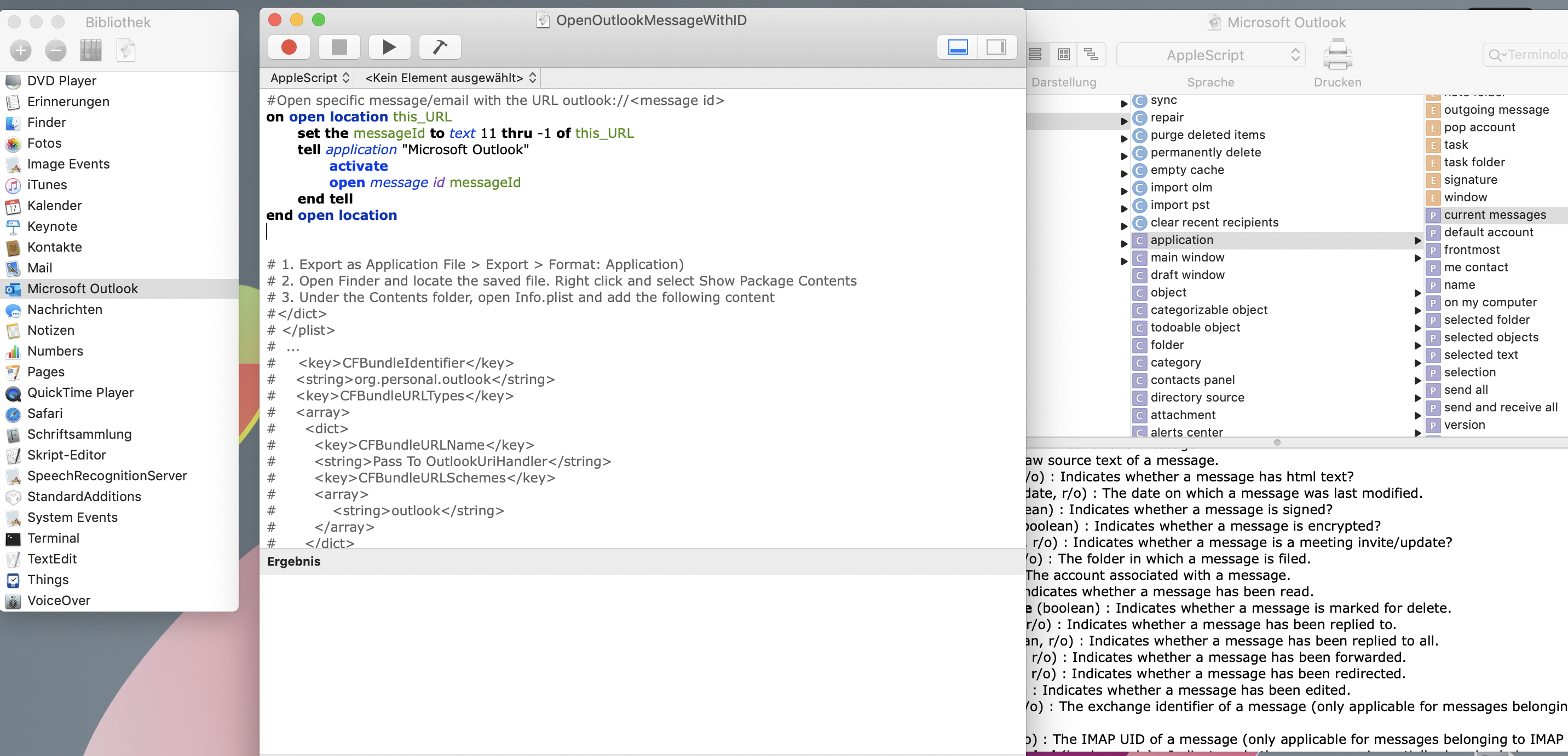 Script im Scripteditor